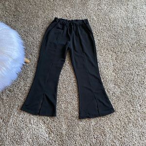 Black culottes